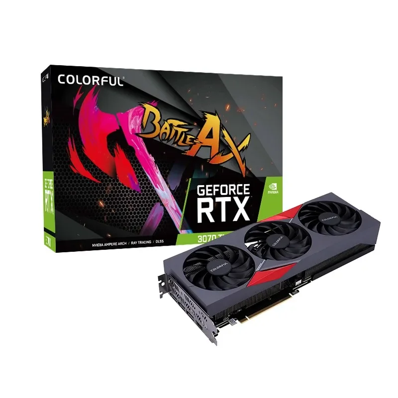 Цветная видеокарта Tomahawk GeForce RTX 3070ti 8G 3060 3070 TI 3080 3090 GPU nVIDIA графические