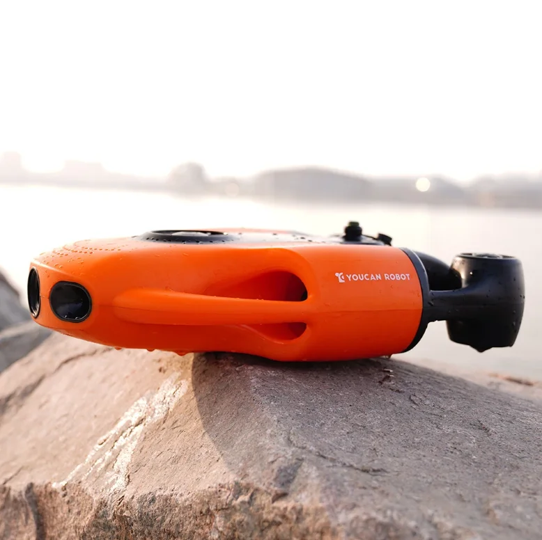 Camoro 150M BW Space Pro Max Underwater Drone with Grabber Arm 4K Camera Remote Control Underwater Robot 3H Running Professional