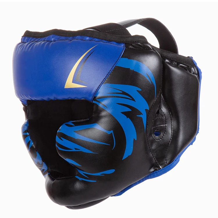 Wholesale Open Face Boxing Headgear PU Head Guard Sports Protector