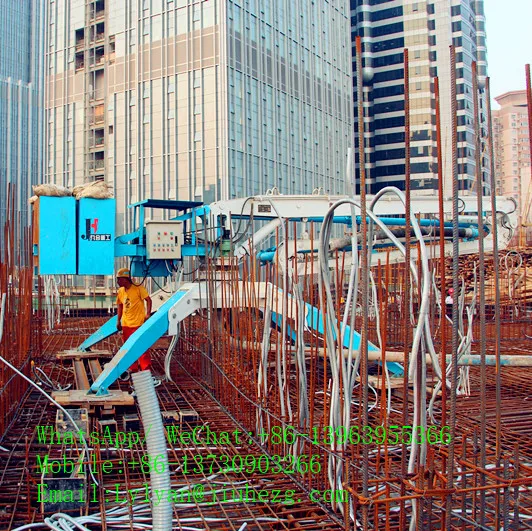 
cheaper price mobile concrete placing boom 