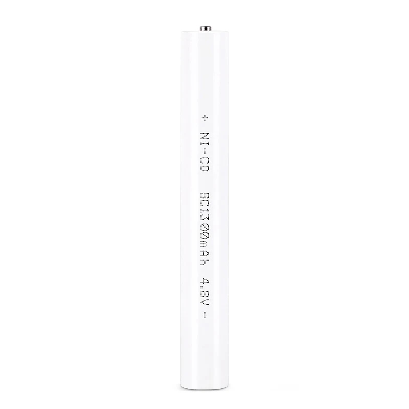 Doublepow 1300mAh Mini Nicd C Size White Battery Cell 4.8V Rechargeable Nimh cylindricity 4.8v 1300mah Battery