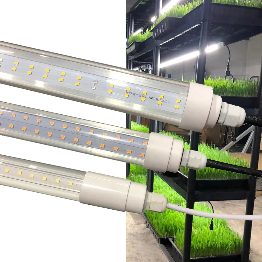 t8 led grow lights tube 660nm red 440nm blue for hydroponic indoor plants