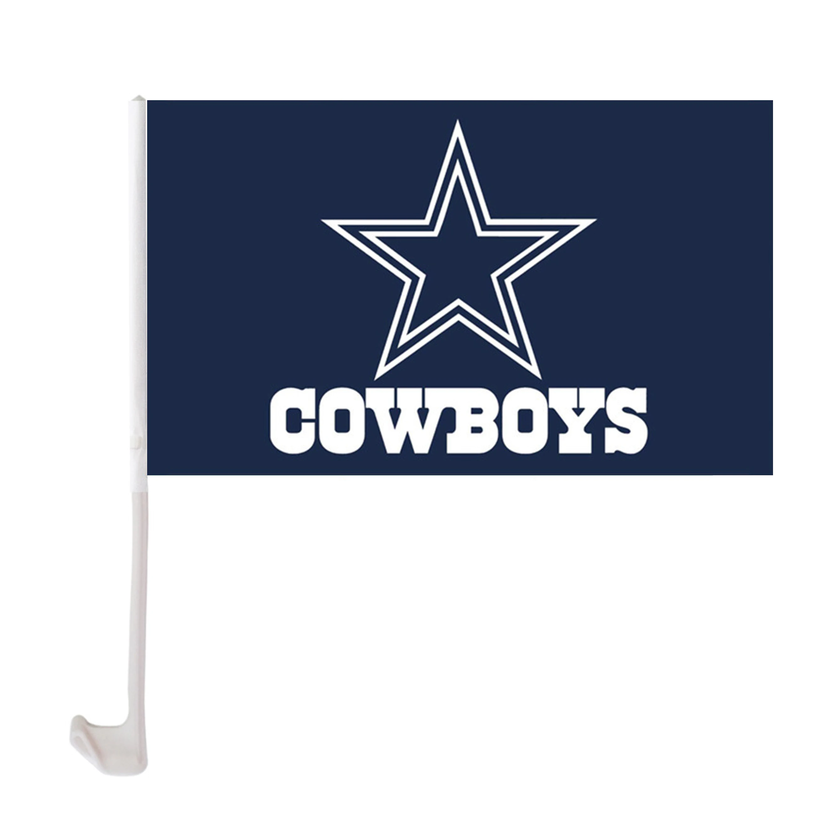 Factory Directly Sale Custom NFL Team Car Window Flags 30x45cm Car Flag