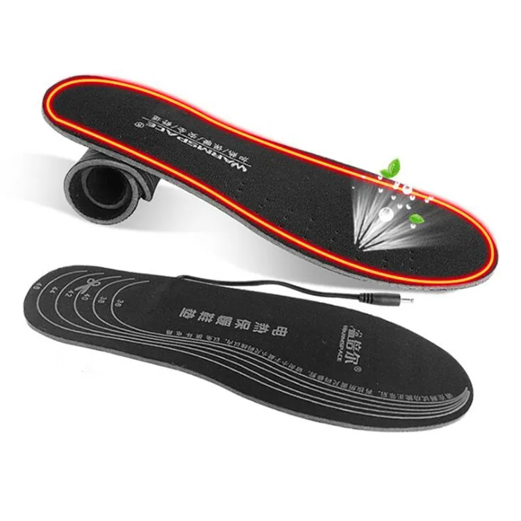 3.7V 2000mAH motorcycle boots USB insoles heated insoles feet warming pad feet warm socks Pad mat heating insoles winter