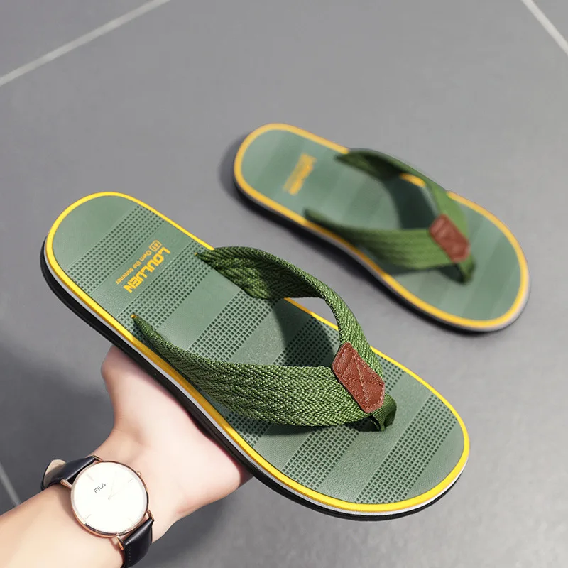Factory Wholesale Summer Beach Casual Slipper PVC Flip-flops Outdoor Anti-slip Comfortable Men Flip-flops Slippers