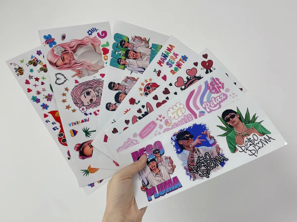 1000+ New Nice Custom Nurse UV DTF Cup Wrap Decal Sticker Uv dtf Cup Wraps Valentines for 16oz Libbey Glass wrap