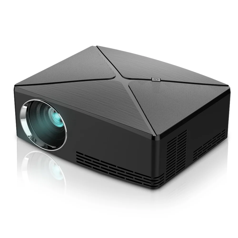 Video DLP White Silver Home Video 3D Home Lien C80 Multimedia 1080P Theater Cinema LED LCD Projector with Cheap Price