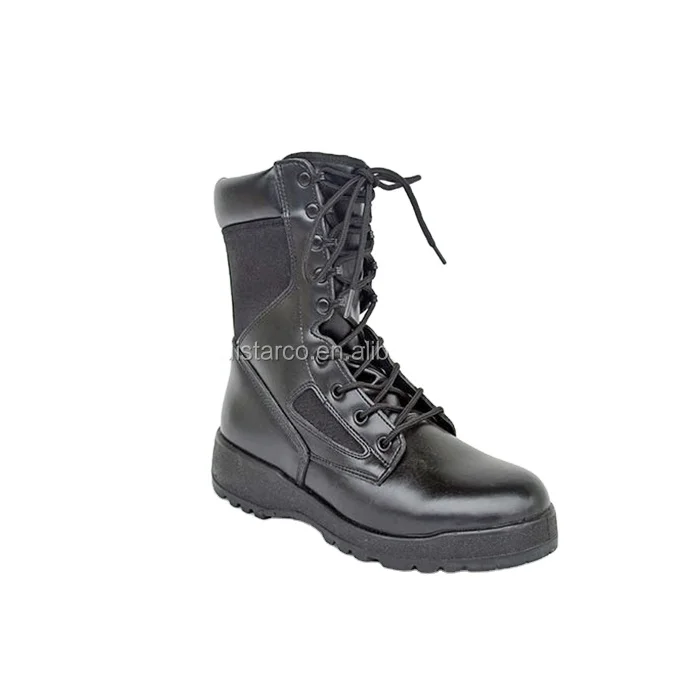 black 11 eyelet tactical combat boots