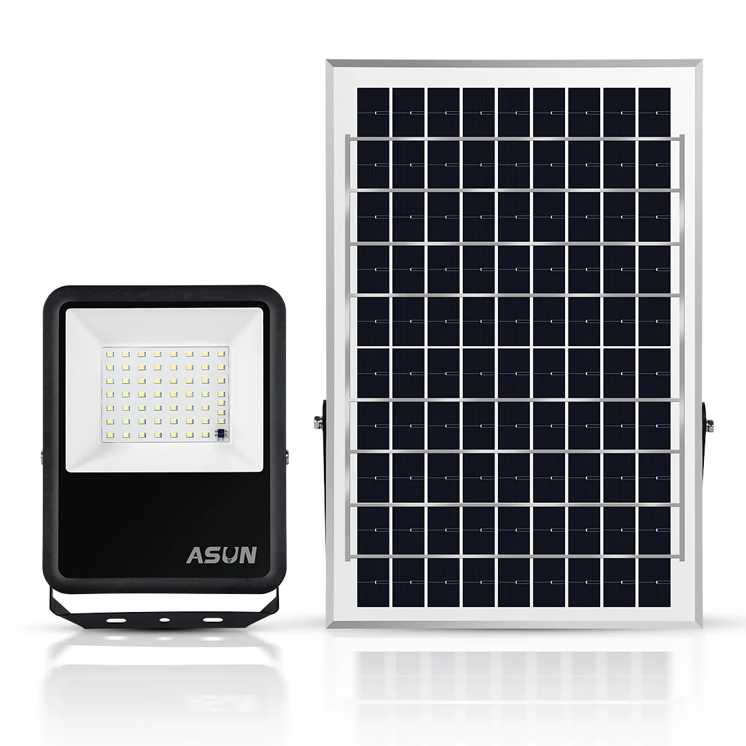 Energy Saving and Easy INstall Solar Floodlight IP66 High Brightness LED Outside Lighting Remote Control Operate