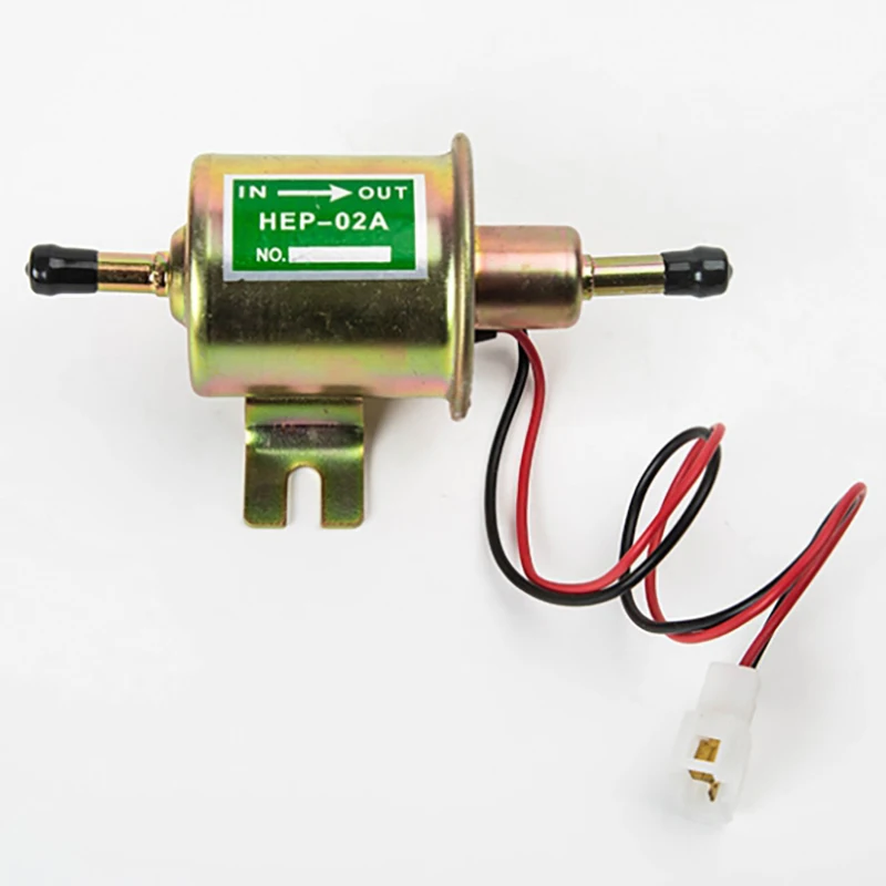 12V Universal 2.5-4 PSI Gas Diesel Inline Low Pressure Electric Fuel Pump HEP02A car electronic fuel pump