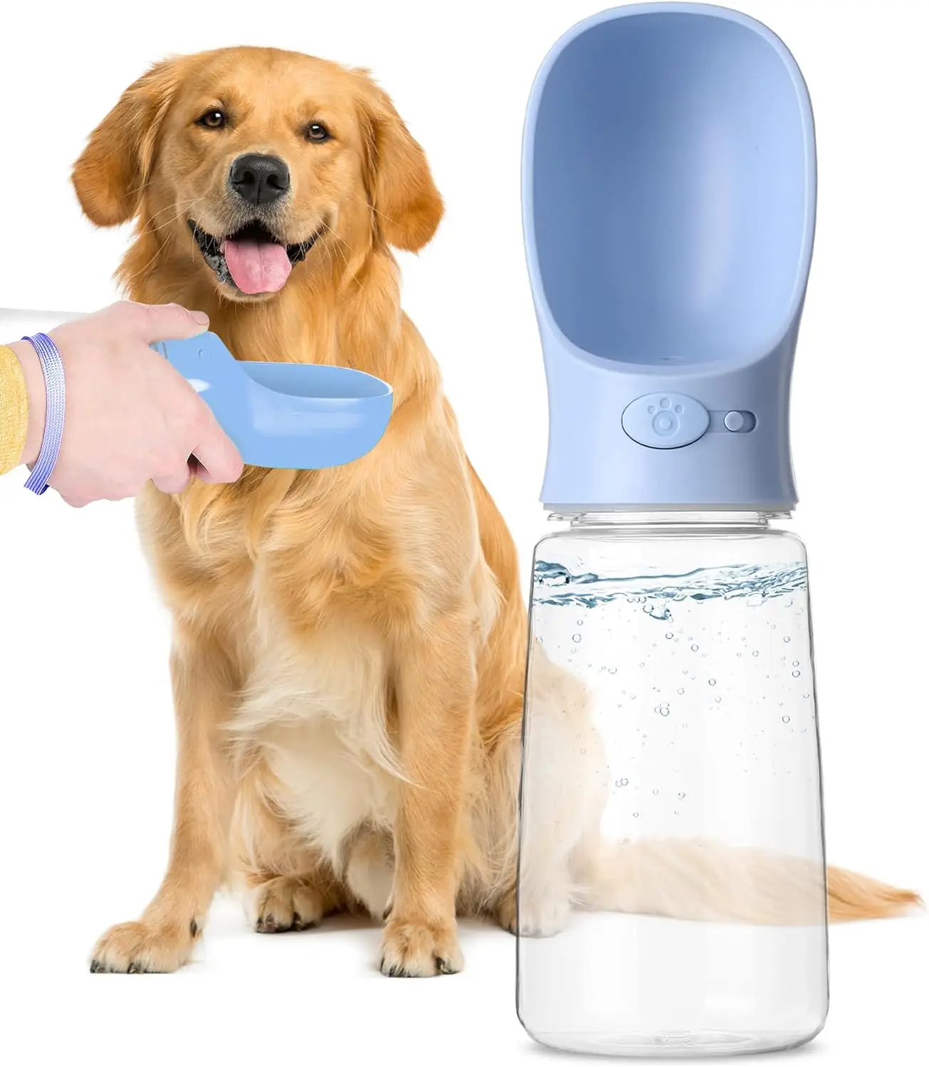 Portable Water Bottle Travel Pet Drinker Leakproof Dog Bowl Food Containers Dog Accessories For Dogs Puppy Drinking Bottle
