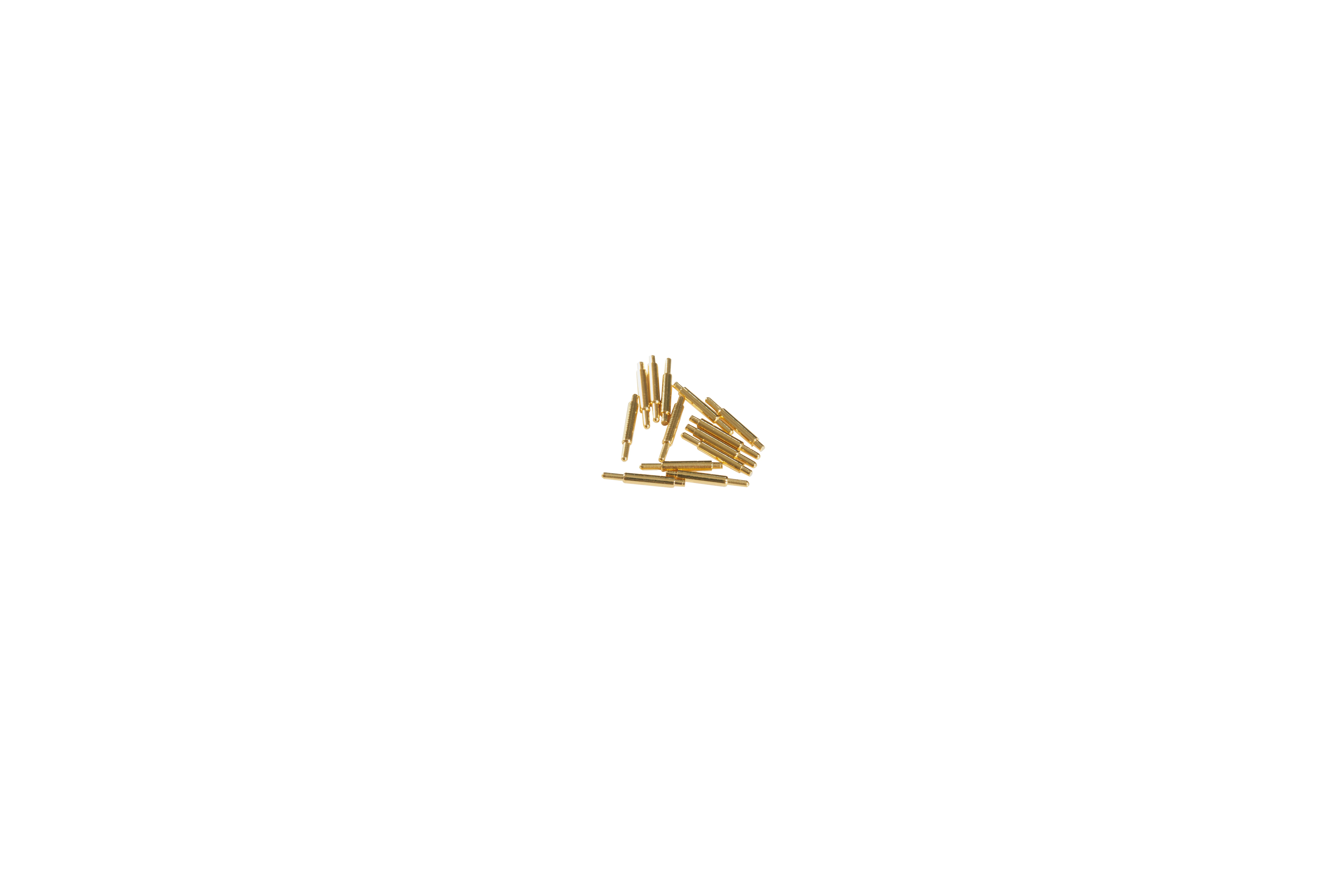 Customized 1mm Gold Plated High Precision PCB Brass OEM Custom Brass Gold Plated Pogo Pins