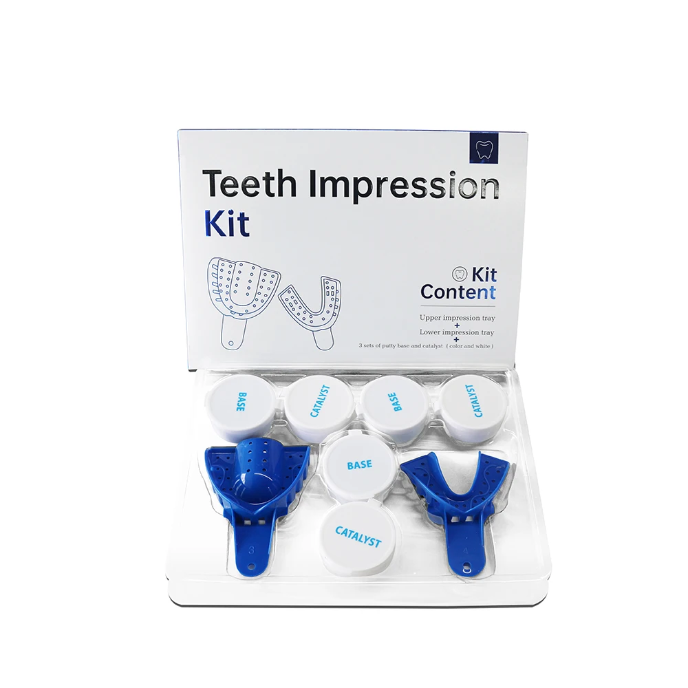 Odontology Equipment Silicone Wholesale Teeth Mold Kit Dental Impression Material Kit For Teeth Aligners Veneers