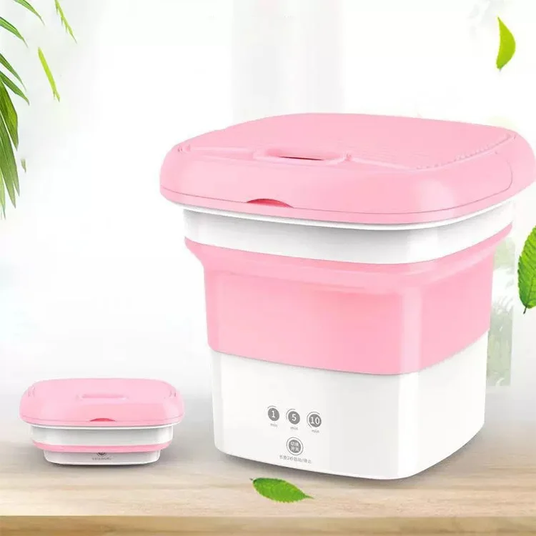Factory Low Price Cheap, Wholesale Other Electric Automatic Foldable Wig Mini Portable Folding Washing Machine/