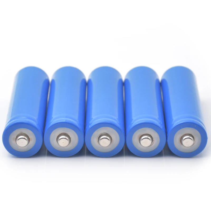 
18650 cylindrical lithium-ion battery 1200mah standard voltage 3.7v arrow blue leather environmentally chargeable battery 