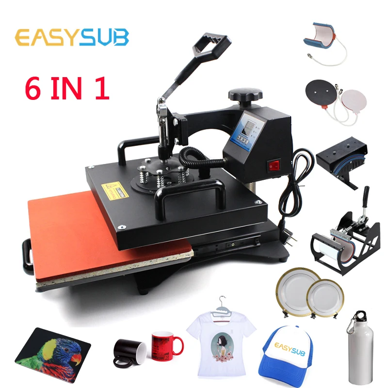 30*38 см 7 в 1 комбинированный термопресс с двойной станцией машина для переноса