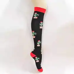 Compression Unisex Socks For Women Men Circulation Compression Socks Knee High Best For Running Nurse Travel Cycling Diabetes