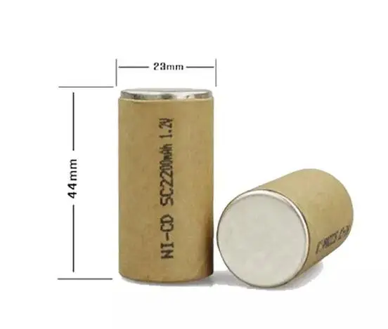Промышленный пакет 1 2 v sc 1200mah sc1500mah sc1700mAh ni-cd перезаряжаемый аккумулятор/аккумулятор