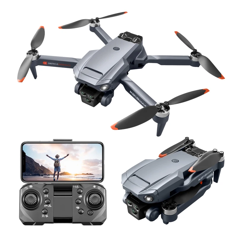 Original K818 Max Drone optical flow positioning brushless motor folding 4k professional 4K camera toys drones for gift