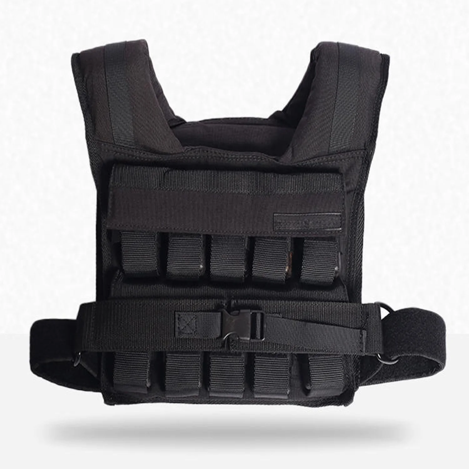 High Quality Adjustable Weight Vest Black Weighted for Fitness Exercise 10kg 12kg 16kg 20kg 30kg Customized