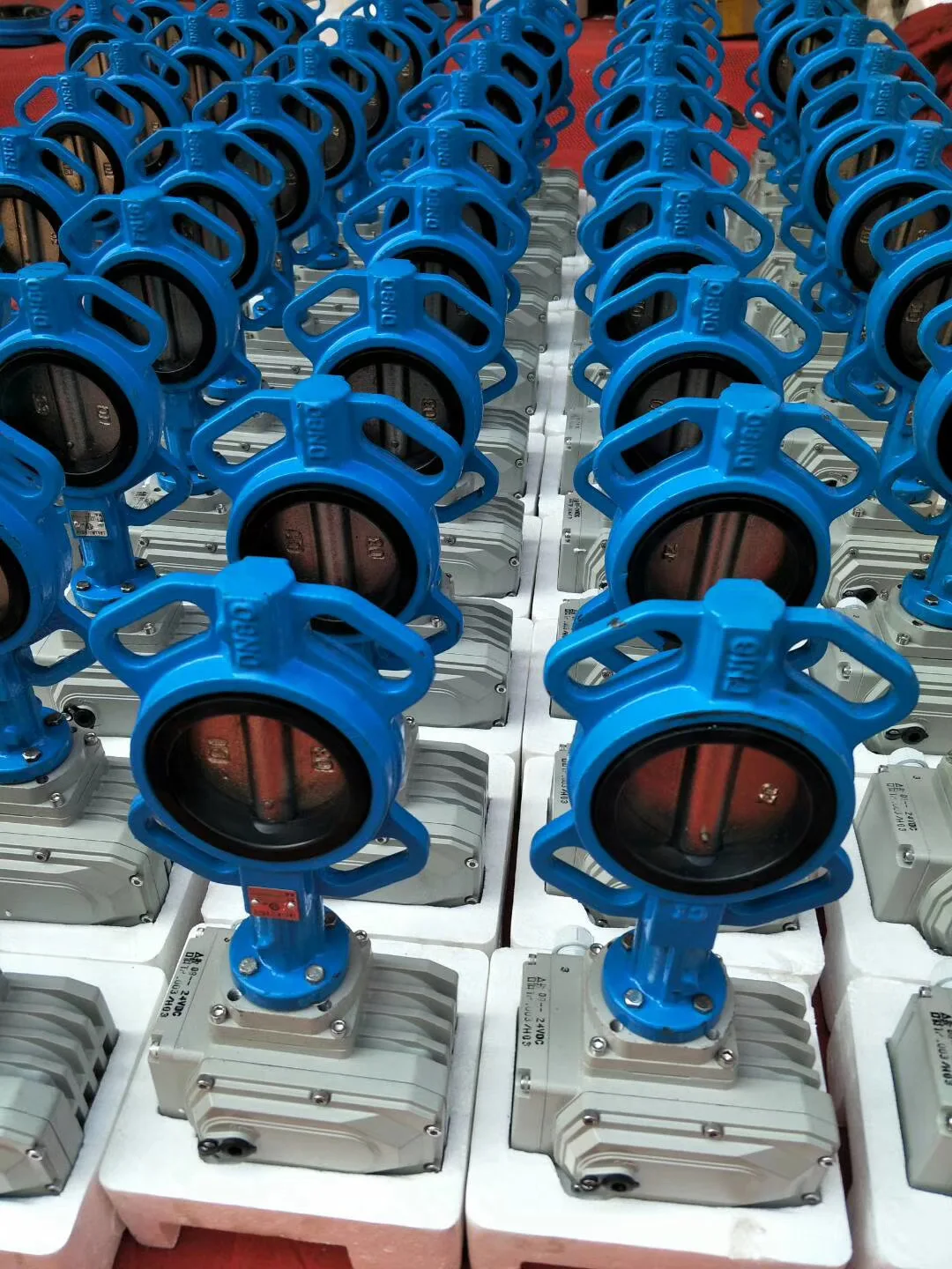 Furui manufacture butterfly valve ductile iron resilient seat sanitary hand lever wafer butterfly valve