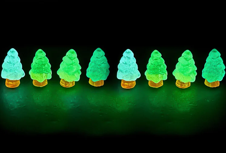 luminous lighted in dark Candles Santa Claus Frosty the snowman  tree christmas decoration supplies outdoor figure