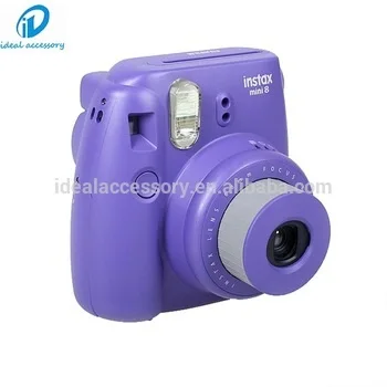 Fujifilm Instax mini8 мгновенных пленочный фотоаппарат фиолетовый виноград