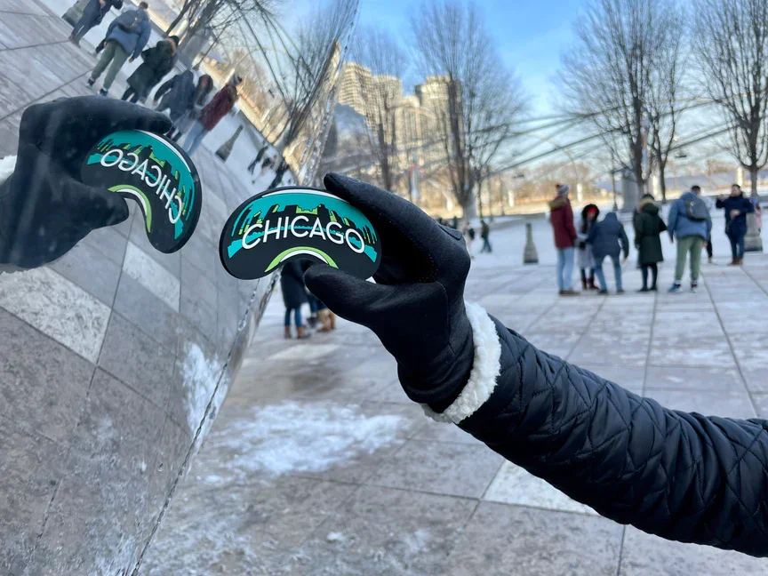 Wholesale Cute Chicago Custom Made Rubber Pvc 3d Creative Souvenir Fridge Magnet For Home Decor