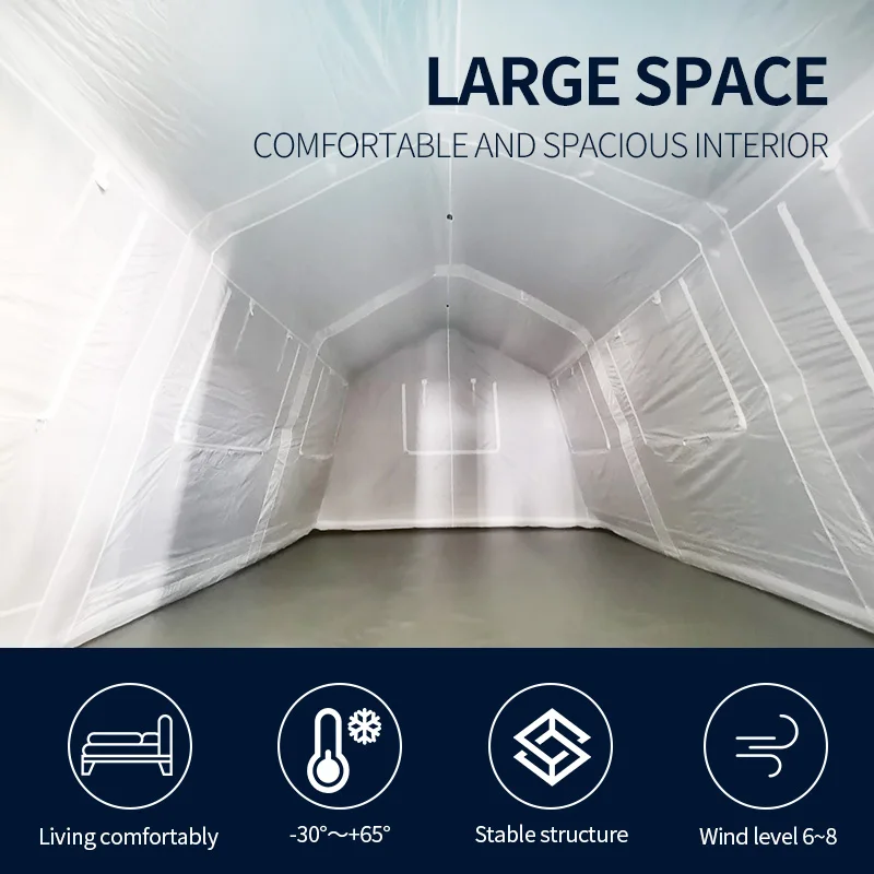 Emergency Command Fire Relief Disaster Tent Decontamination Inflatable Tent  Infection Control Isolation  Tent