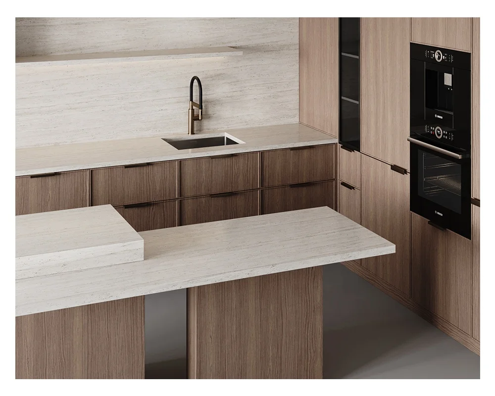 China Factory Classic Style Custom Made Kitchen Cabinet