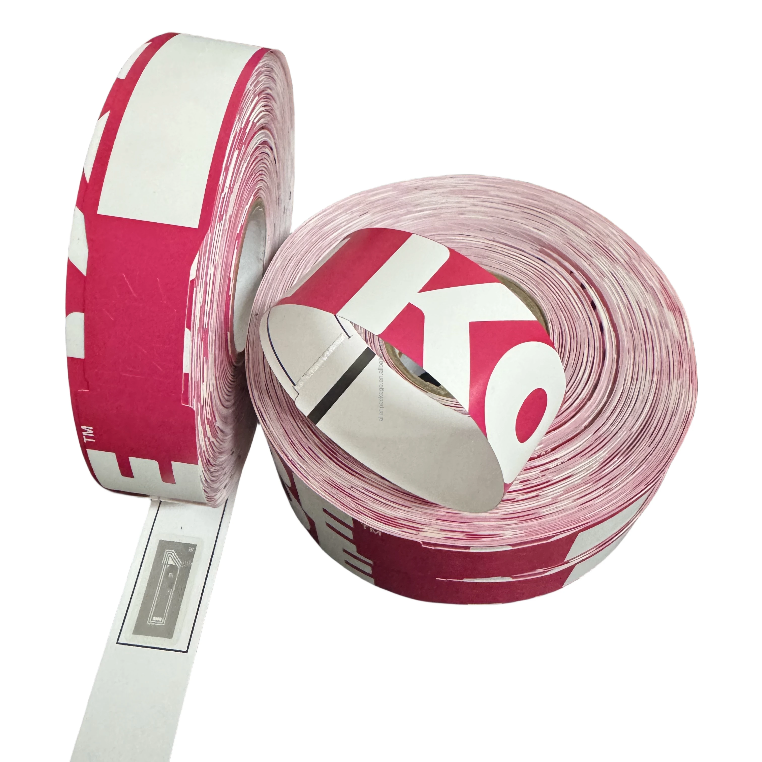 13.56mhz Ultralight  Rfid Paper Wristband for Events Bracelet