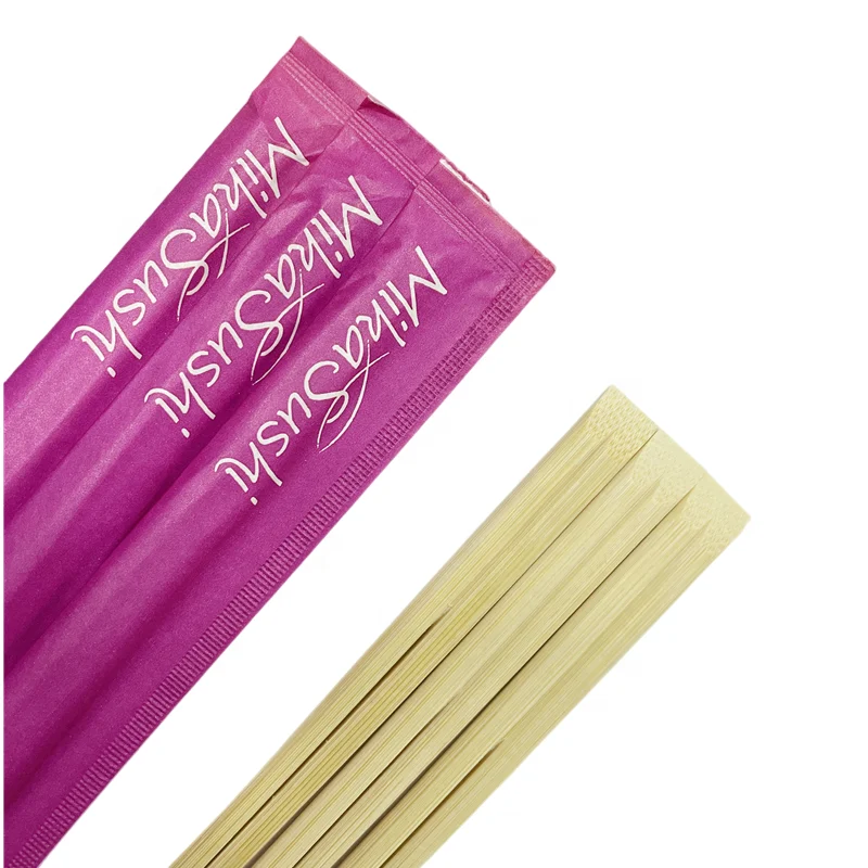 High Quality  23cm Chinese Natural  Bamboo Tensoge Chopstick For Restaurant