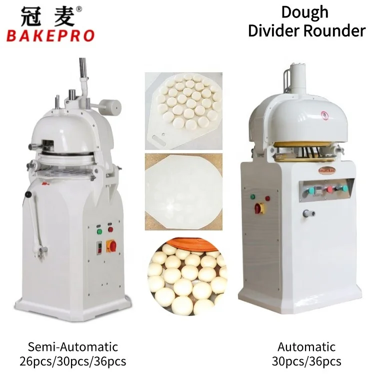 Baking BakePro GYJ-36Q Automatic Bun divider rounder commercial bakery equipment small dough ball divider cutter rounder machine