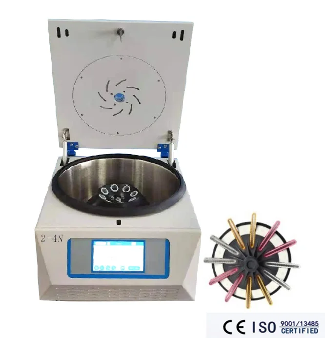 24 placer bench top centrifuge with Timer and Speed Control 4000rpm Capacity 10mlx24 220V CN Plug, 60HZ