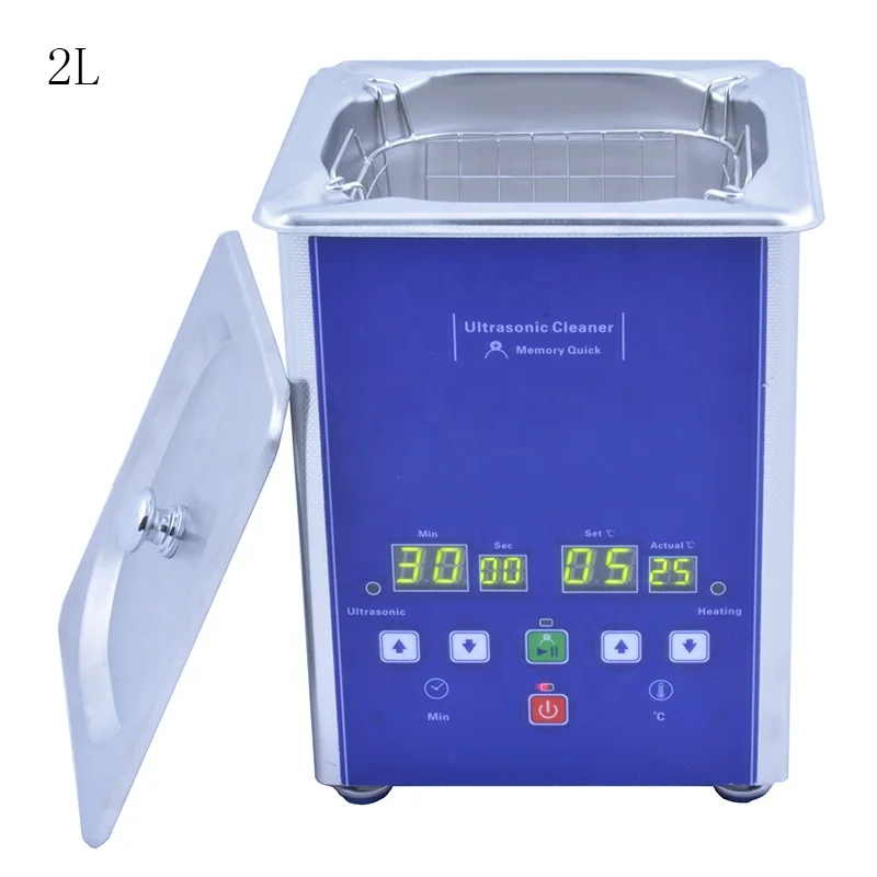 Classic digital type with heating and touch control key high quality stainless steel Eumax brand  2L Ultrasonic Cleaner