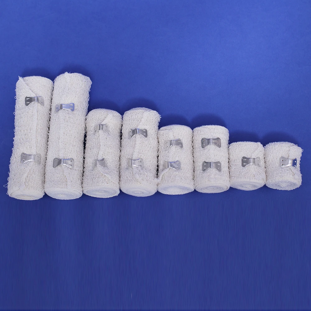 
Factory direct sell High quality and fair price Medical Spandex Elastic Cotton Crepe Bandage 