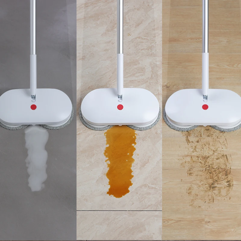 Jesun Telescopic Household Spin Vacuum Mop Floor Wireless Electric Hand Mopping Robot Cleaner