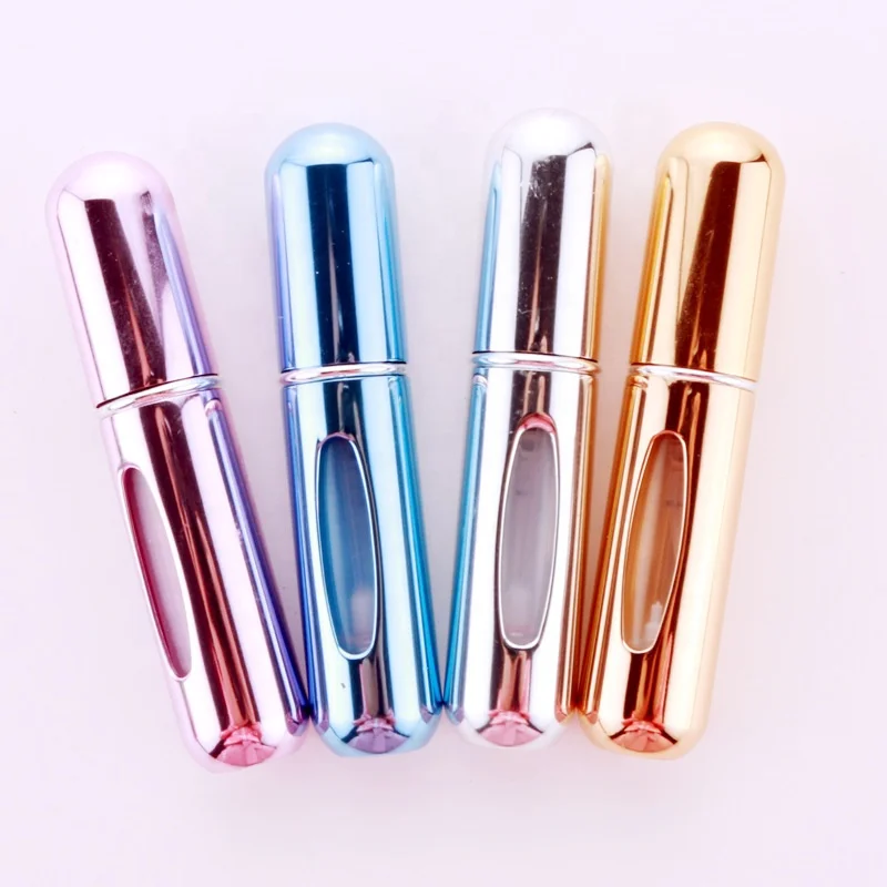 5ml Portable bottom can be filled with perfume spray bottle Bottom rechargeable aluminium Perfume bottle