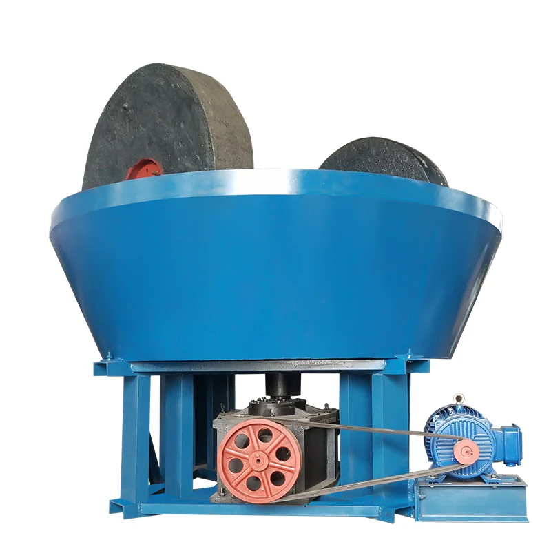 Large capacity wet pan gold grinding mill machine wet grinding mill machine for gold
