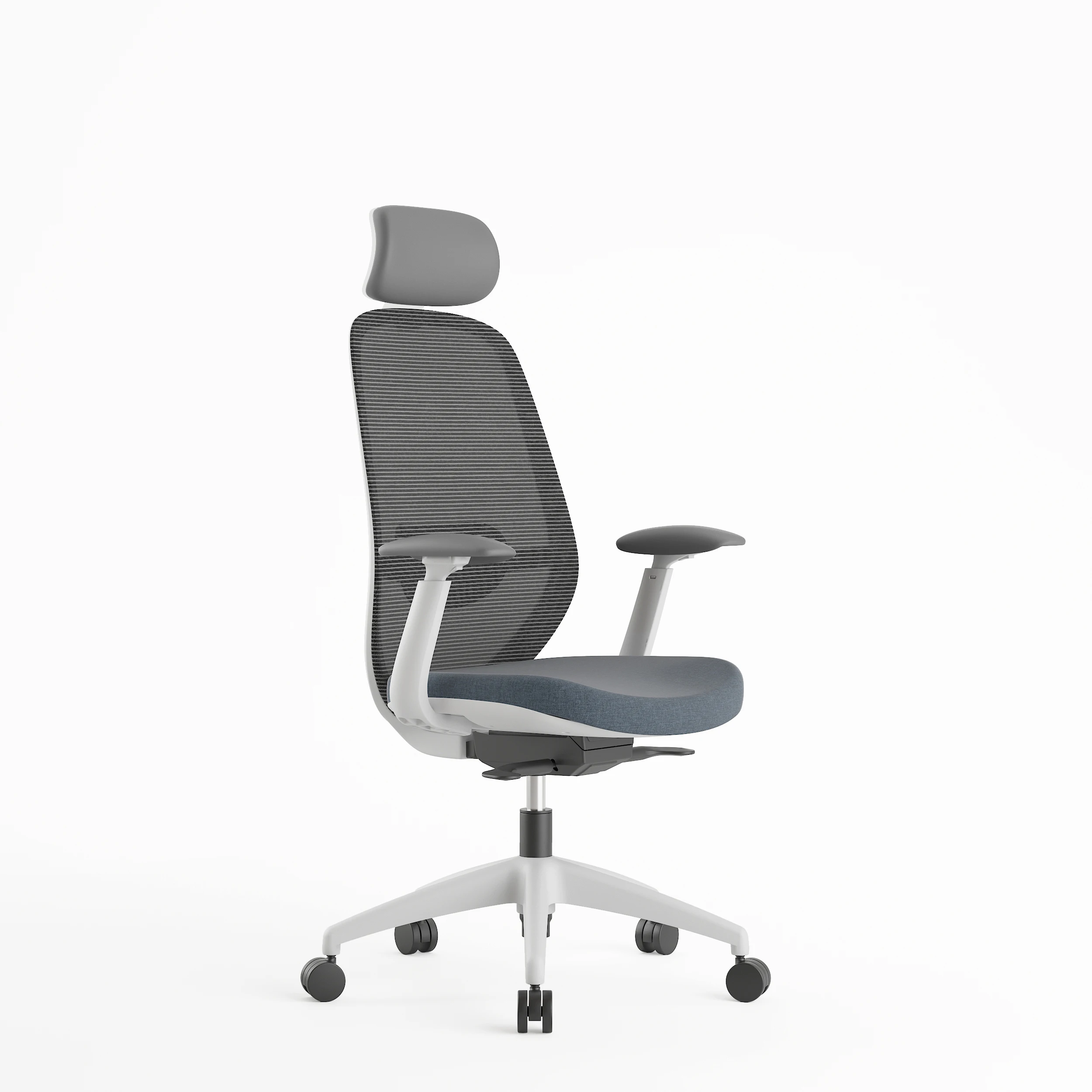 Modern Luxury High Back Mesh Office Chair 4D PU Armrest Home Computer Executive Swivel Ergonomic Office Chair