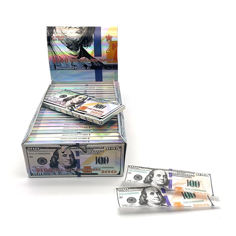 bros new product dollar style custom logo brand smoking tobacco rolling paper