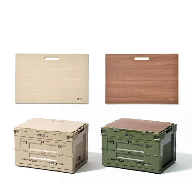 Durable Lidded Storage Bins Collapsible Storage Box Crates Plastic Tote Storage Box Container Stackable Folding Utility Crates