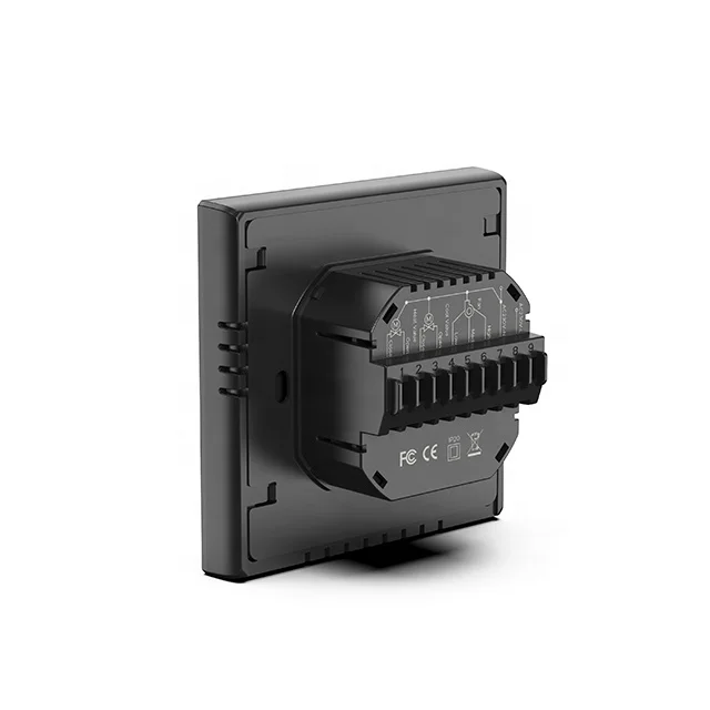 Modern Design Tuya Smart Life App Controlled WIFI Central Fan Coil Thermostat Heating Cooling Air Floor Heating Systems Parts