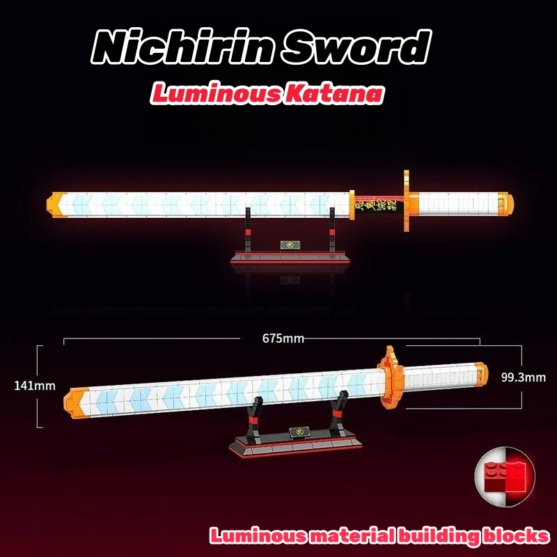 Wholesale cheap high quality anime character sabres DIY plastic assembled katana models