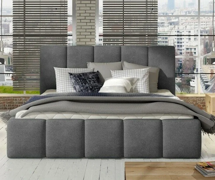 Egyptian bedroom furniture modern luxury design big size headboard bed