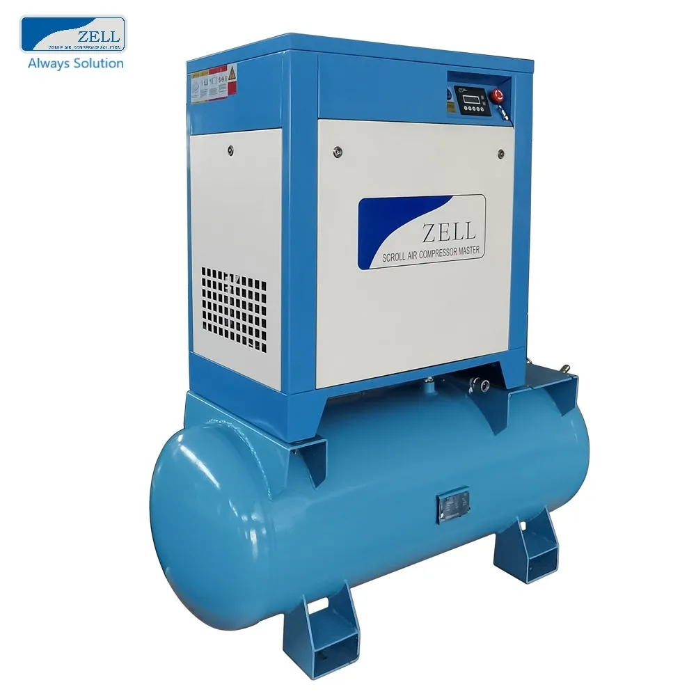 
RA500 Scroll air compressor 5.5HP Scroll type 275L Tank RC1 connect AIR COOLING scroll air compressor 