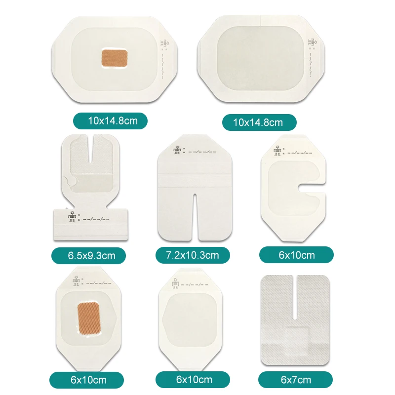 Китайские поставщики медицинских услуг стерильные повязки для ран марлевые тампоны островные медицинские ленты ухода за ранами