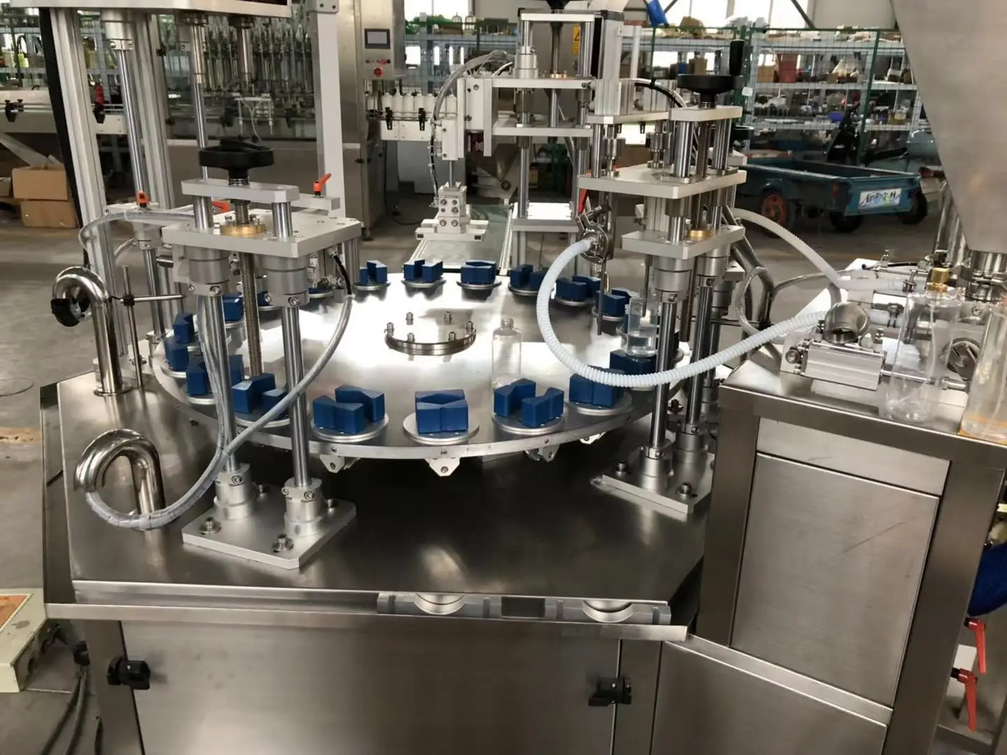Fully automatic bottle water filling sealing capping and packing machine with manufacturer