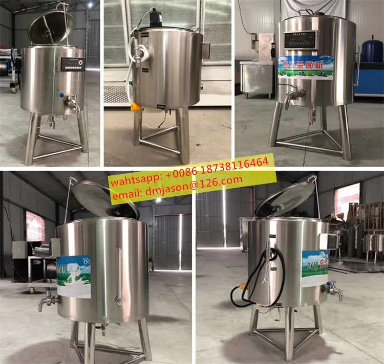 50L fresh egg liquid Pasteurizer juice yogurt cow milk Pasteurization pot beverages goat milk Pasteurization machine