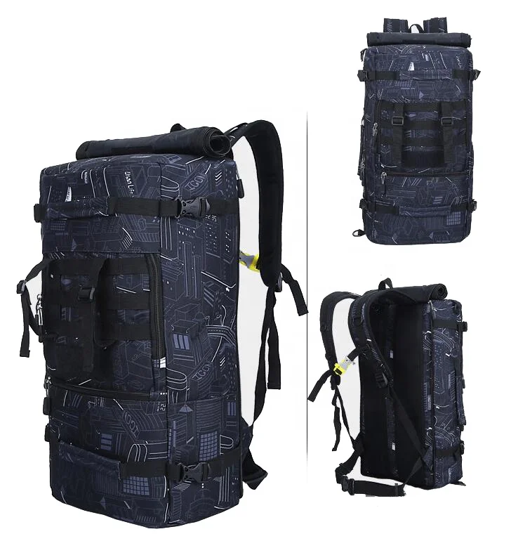 60l-65l-70l-75l рюкзак для пеших прогулок с внутренней рамой nevo rhino Водонепроницаемый унисекс дорожная сумка
